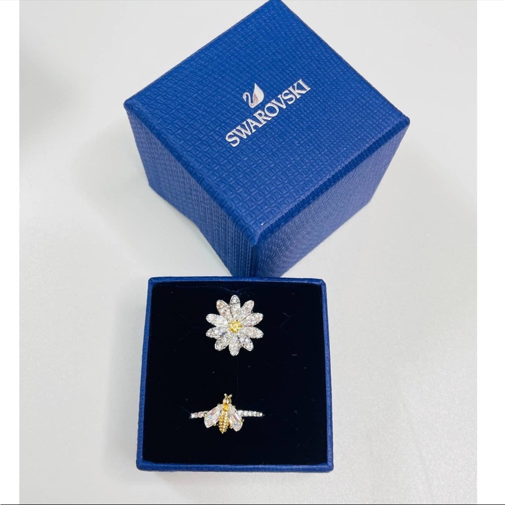 Swarovski Eternal Flower Ring Set size EUR52/USA6